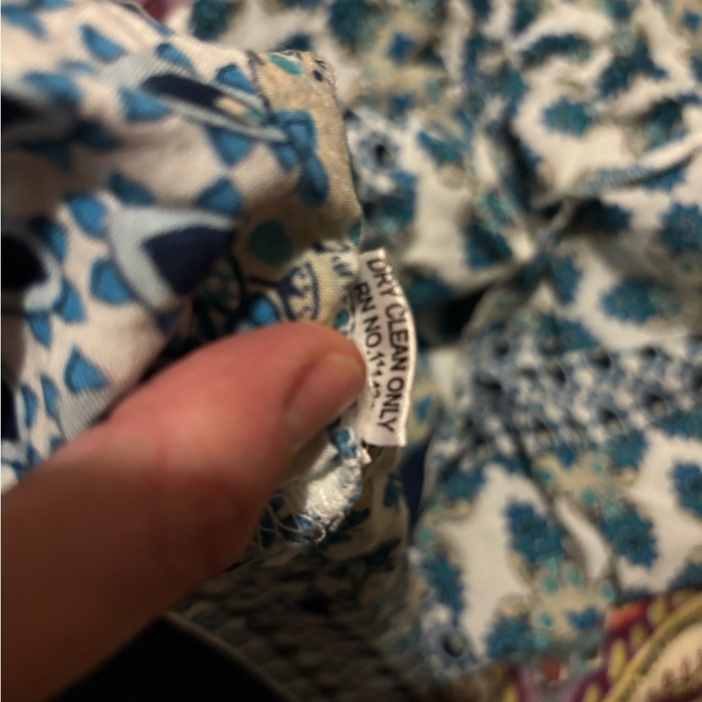 Bohemian Patterned Dress with Pockets - Picture 11 of 11